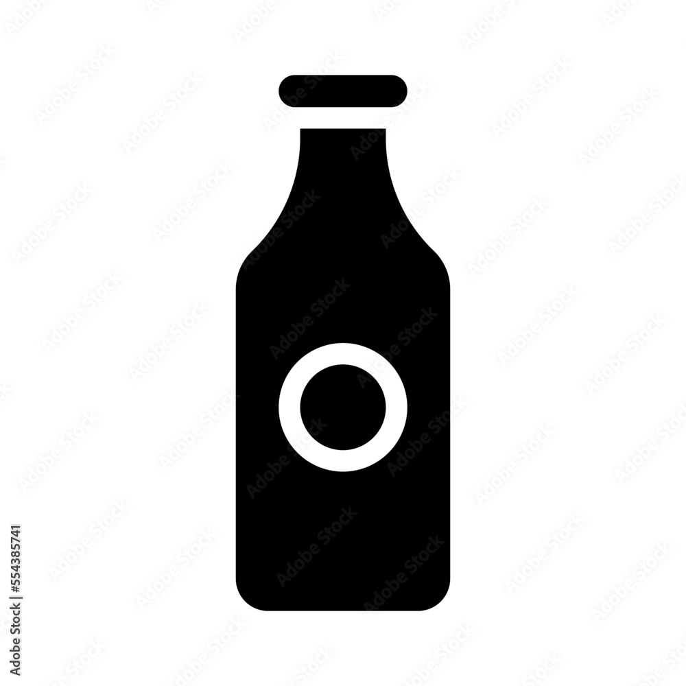 Bottle Icon Glyph Style Bottle Icon Glyph Style