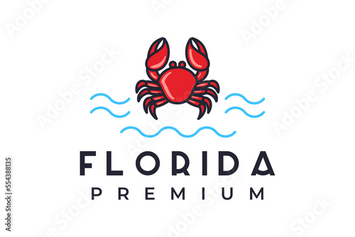 crab seafood restaurant logo