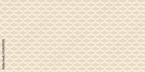 Background pattern with decorative ornament on a beige background. Seamless pattern  texture. Vector image