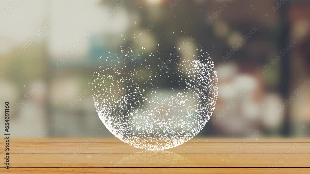 Christmas snow globe magic ball