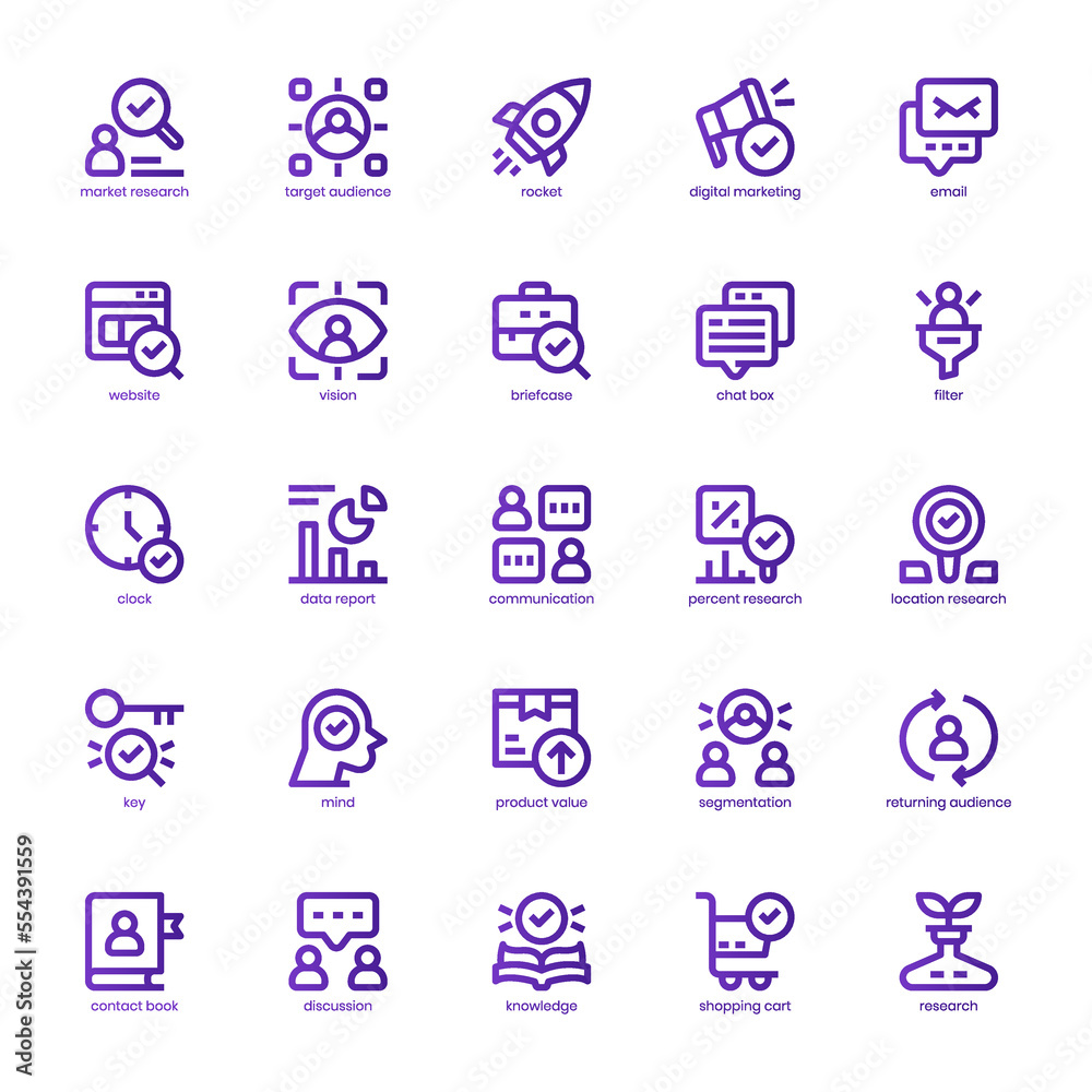 Market Research icon pack for your website, mobile, presentation, and logo design. Market Research icon basic line gradient design. Vector graphics illustration and editable stroke. Market Research icon pack for your website, mobile, presentation, and logo design. Market Research icon basic line gradient design. Vector graphics illustration and editable stroke.