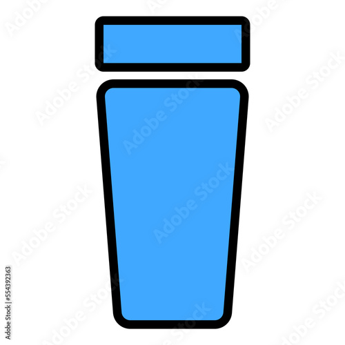 blue tumbler