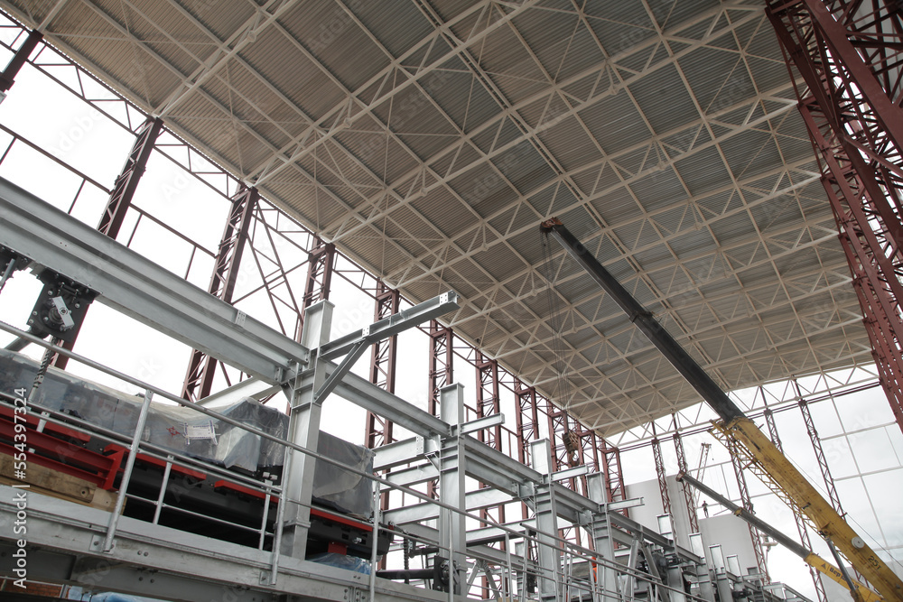 industrial plant built of iron structures industrial plant built of iron structures