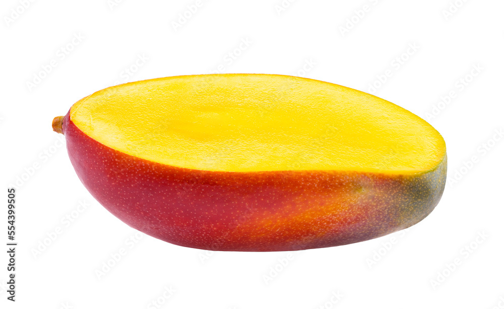 mango slice isolated on transparent png