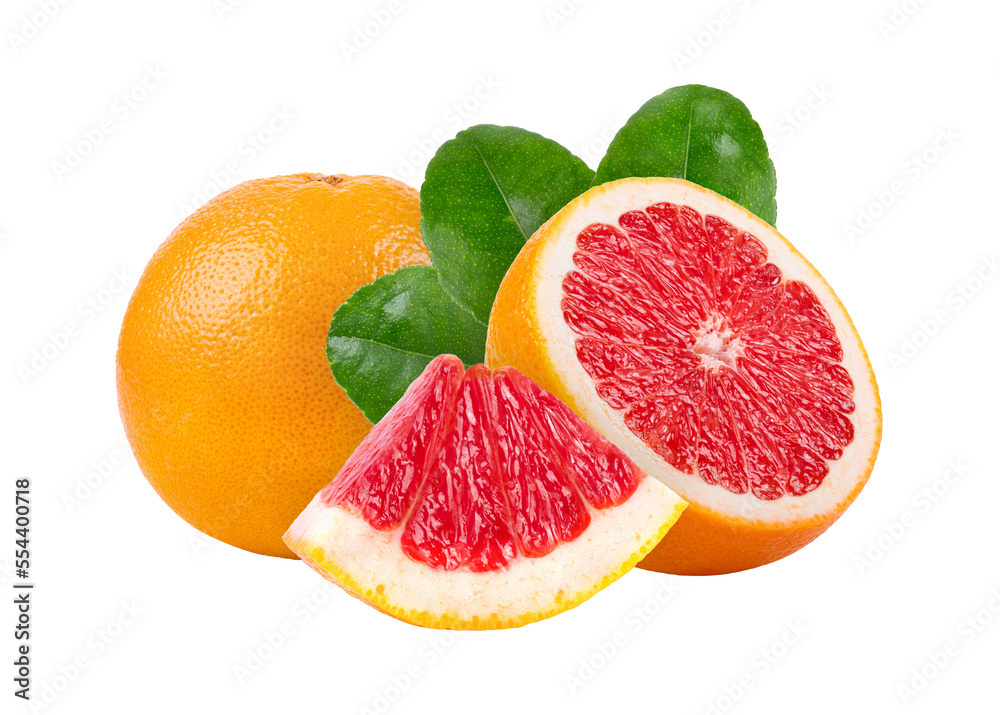 pink orange or grapefruit with leaf isolated on transparent png pink orange or grapefruit with leaf isolated on transparent png