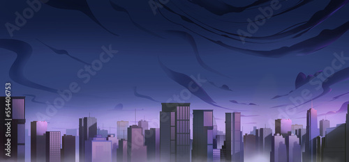 night city skyline (ID: 554406753)
