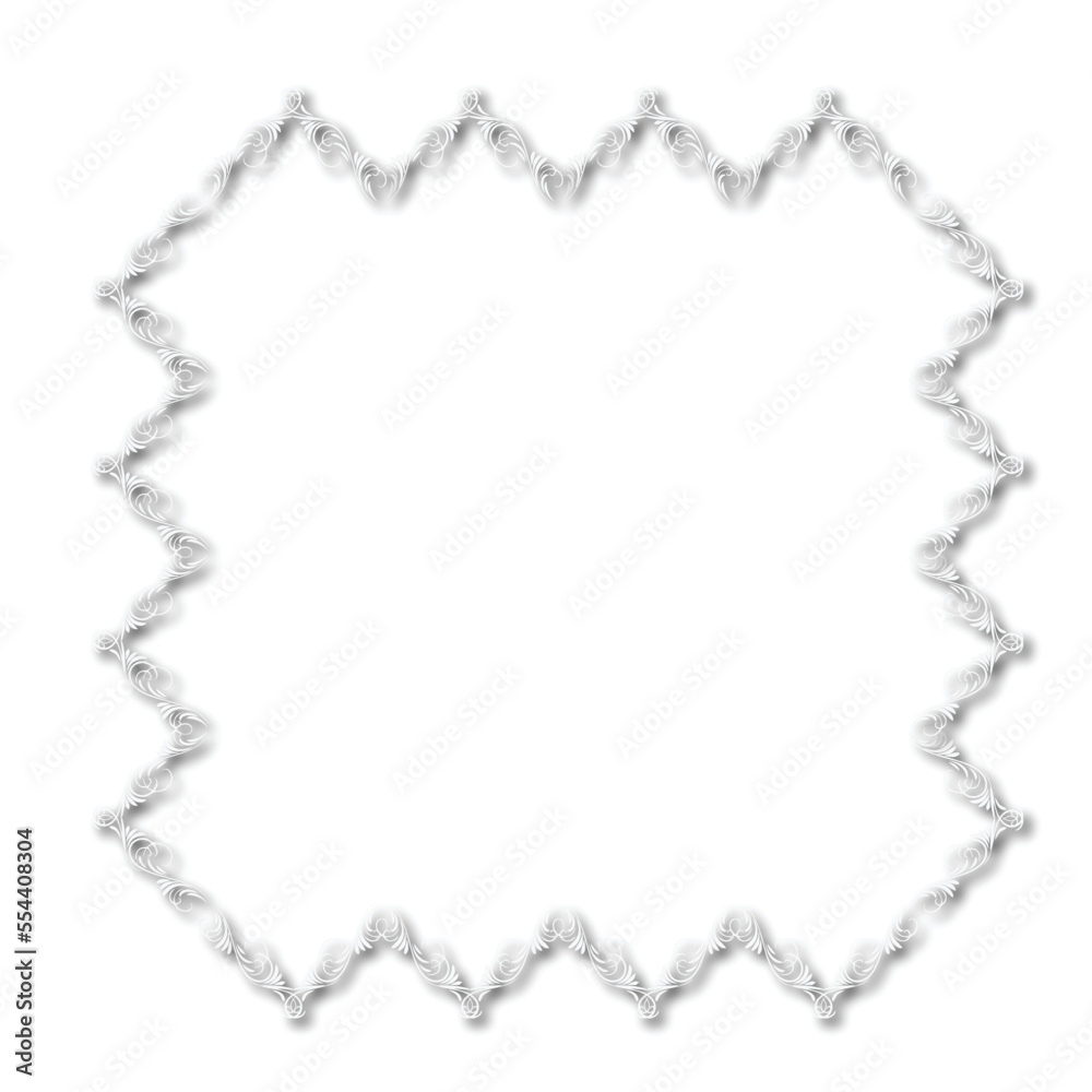 Naklejka premium frames in vintage style with elements of ornament, art, pattern, background, texture, Vector illustration eps 10, Art.