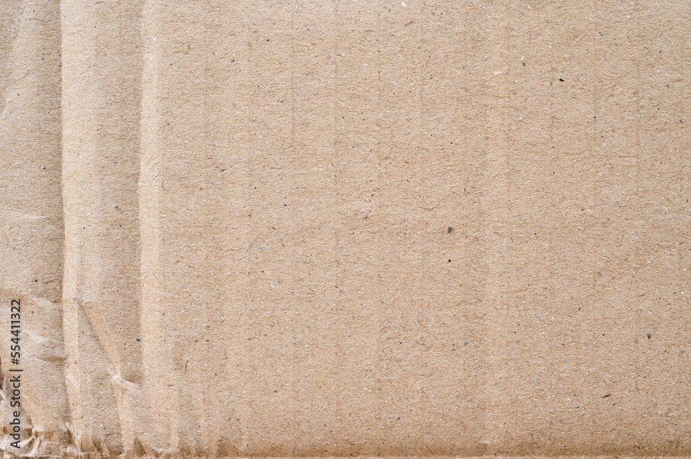 Fototapeta premium brown cardboard paper box, paper textured background