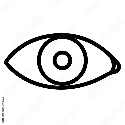glaucoma line icon