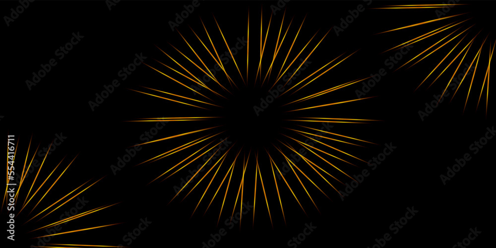 Futuristic black background with orange neon lines. Glowing vector banner design. Futuristic black background with orange neon lines. Glowing vector banner design.