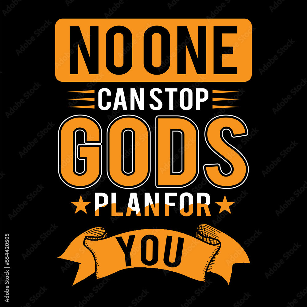 NO ONE CAN STOP GODS PLAN FOR YOU