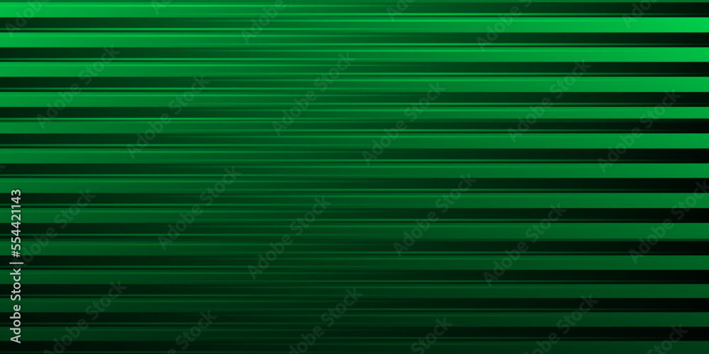 Obraz premium Abstract dark green geometric background. Composition of lines and stripes. Vector illustration.