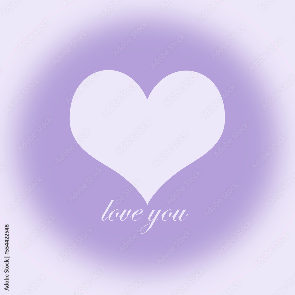 white heart on purple square background with vignette white heart on purple square background with vignette