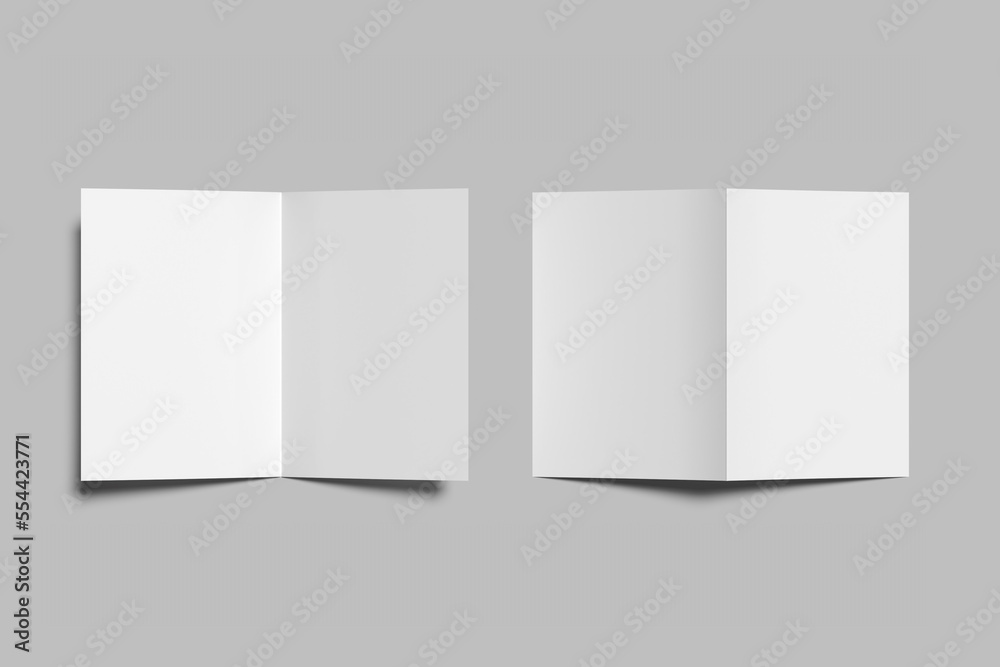 A5 Bifold Brochure Blank Mockup A5 Bifold Brochure Blank Mockup