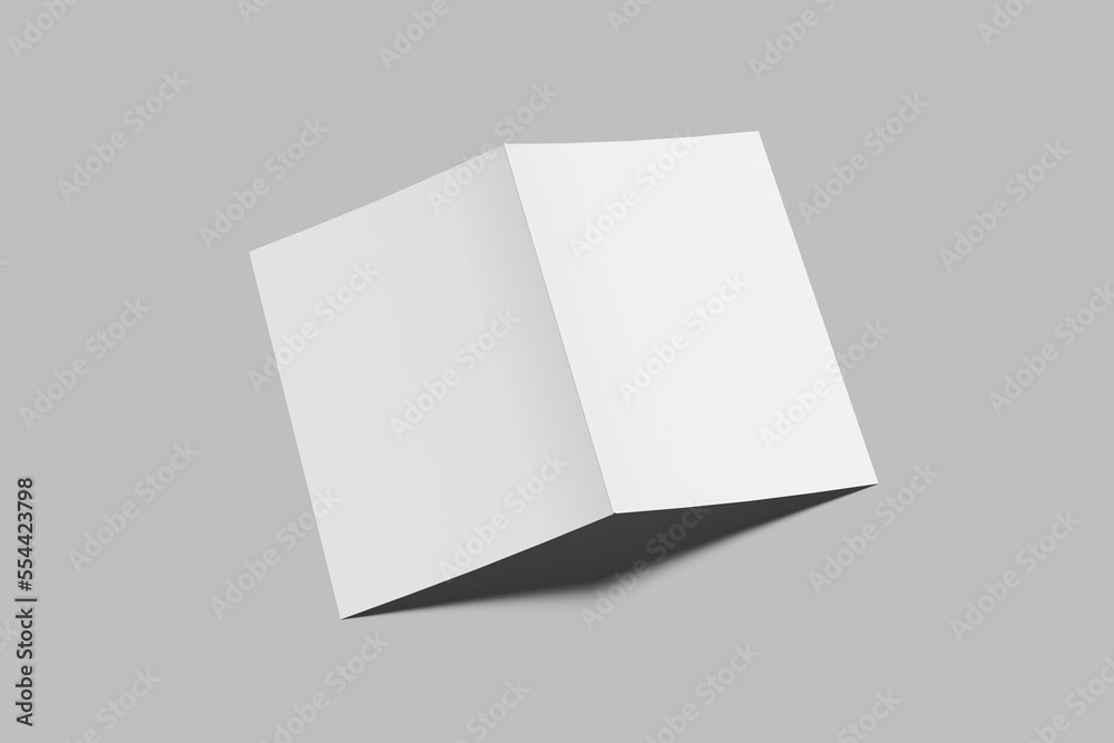 A5 Bifold Brochure Blank Mockup A5 Bifold Brochure Blank Mockup