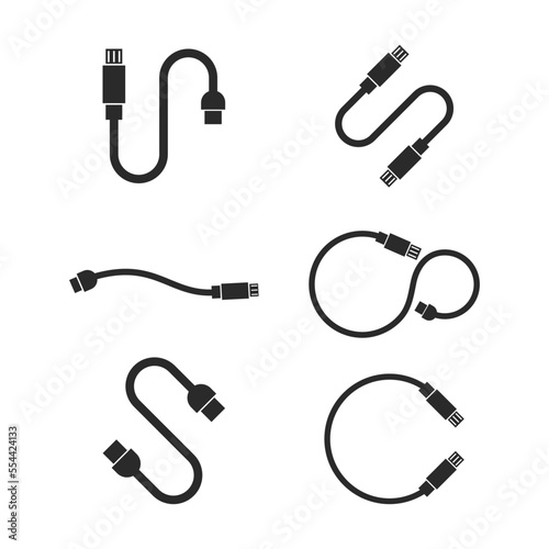 USB data transfer,cable icon