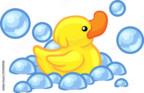 Cartoon Yellow Rubber Ducky...