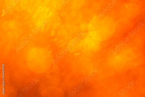 Wallpaper Mural lights bokeh orange and  blurred background abstract Torontodigital.ca