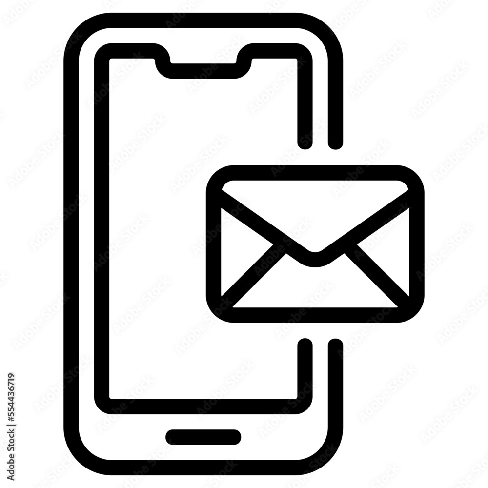 smartphone line icon smartphone line icon