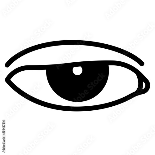 ptosis glyph icon