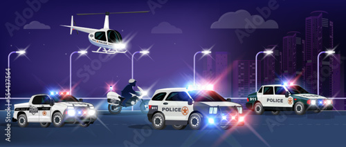 Police Transport Raid Composition