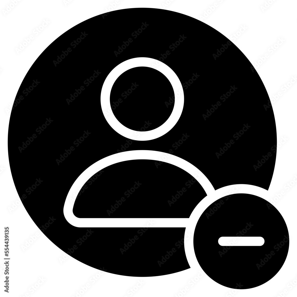 delete user glyph icon delete user glyph icon