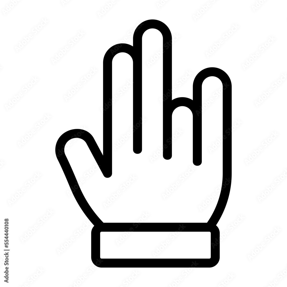 shocker line icon