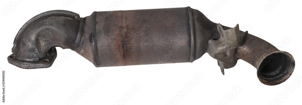 Εκτύπωση καμβά Automotive catalyst removed from a vehicle for repair with a ceramic coating ins