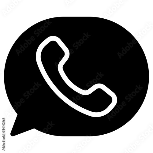 whatsapp glyph icon