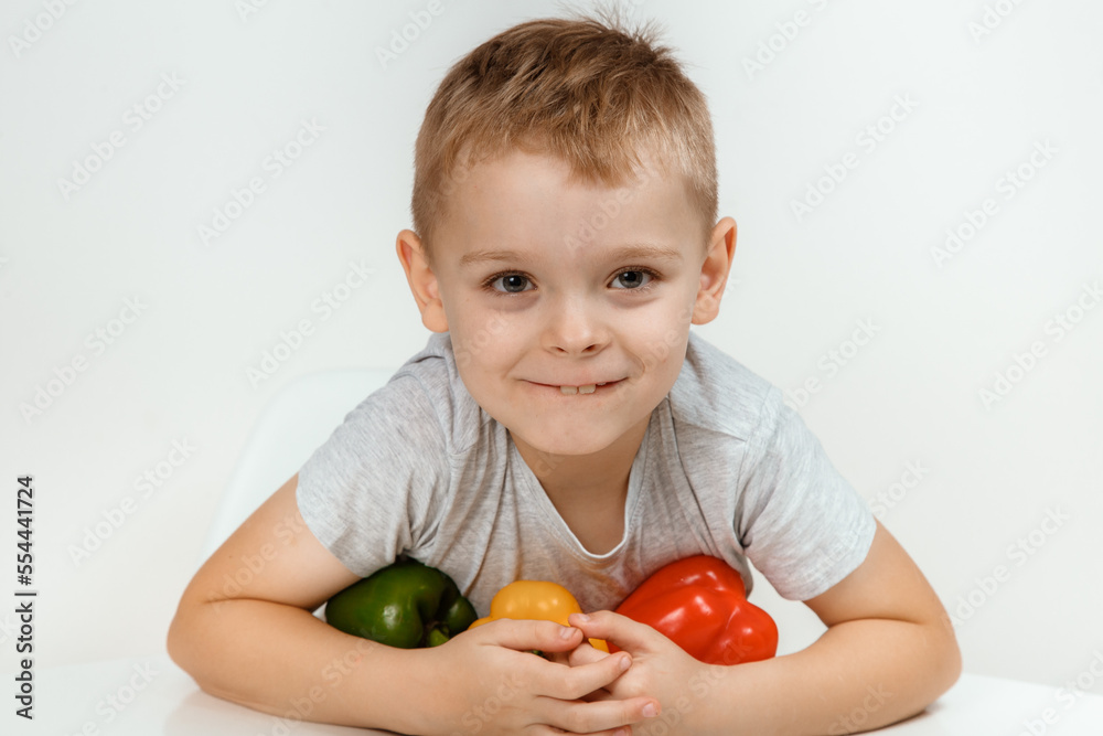 Kid girl preparing vegetable. Concept of healthy food. Kid girl preparing vegetable. Concept of healthy food.
