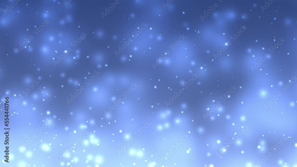 Rising Glitter Particles. Festive Blue Background. Luminous Bokeh. 29,97fps Rising Glitter Particles. Festive Blue Background. Luminous Bokeh. 29,97fps