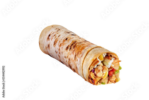 Turkish wrap chicken doner, Tavuk Dürüm