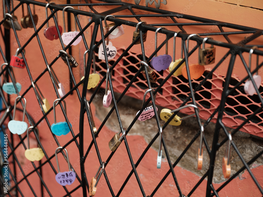 The locks that symbolize love