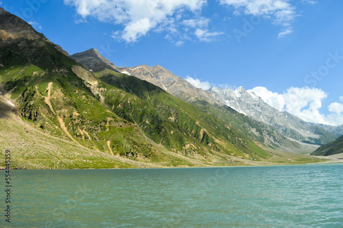 Beautiful Lake Saifulmalook, in Northern Pakistan photo