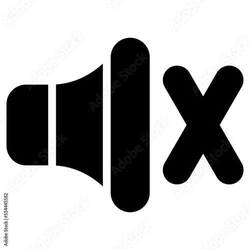 mute glyph icon