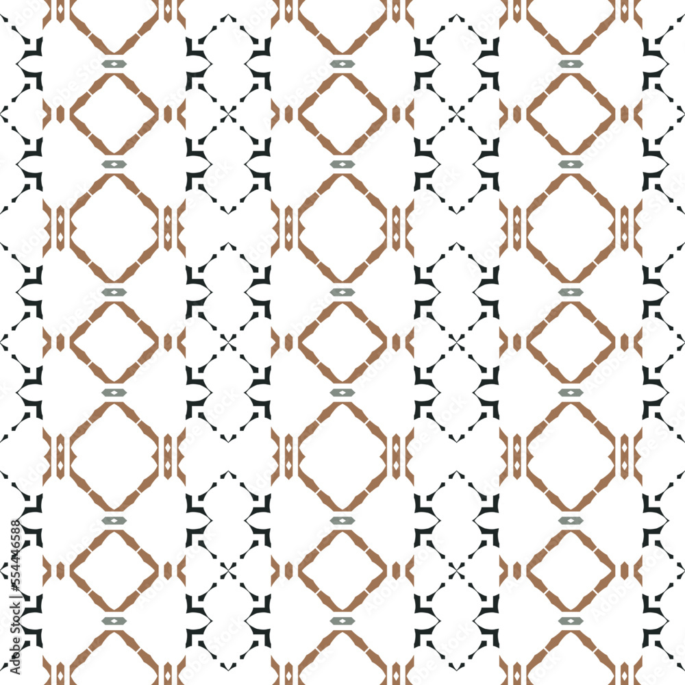 Fototapeta premium Geometric pattern. Seamless vector background. Ethnic graphic design.