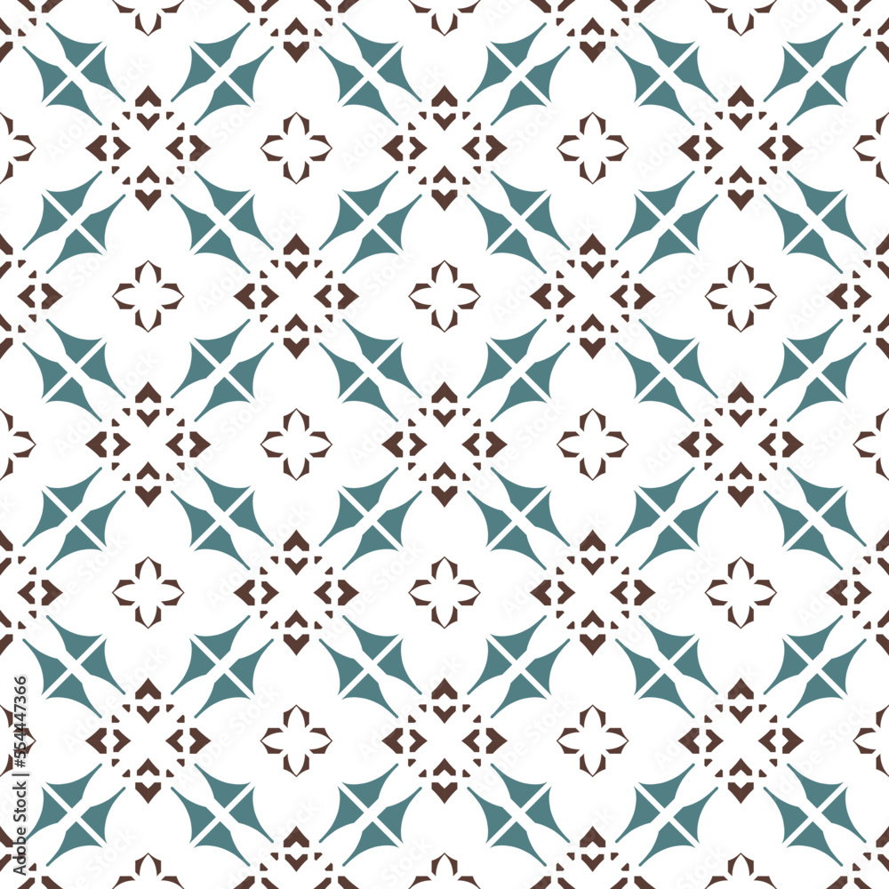 Fototapeta premium Geometric pattern. Seamless vector background. Ethnic graphic design.