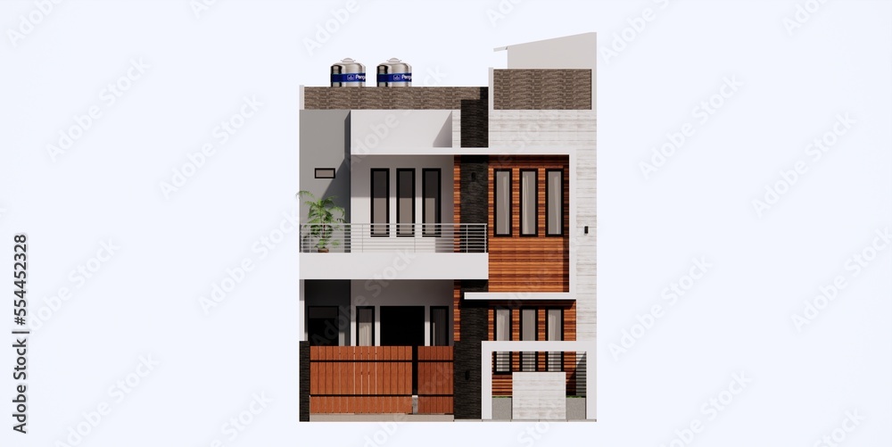 3d rendering and illustration house building with modern concept 3d rendering and illustration house building with modern concept