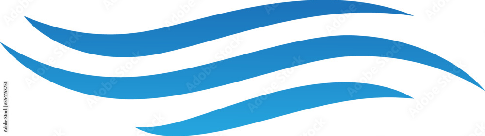 Water wave icon isolated on white background. Modern flat water wave icon for web site, ocean design template and logo. Creative abstract concept, vector illustration Water wave icon isolated on white background. Modern flat water wave icon for web site, ocean design template and logo. Creative abstract concept, vector illustration