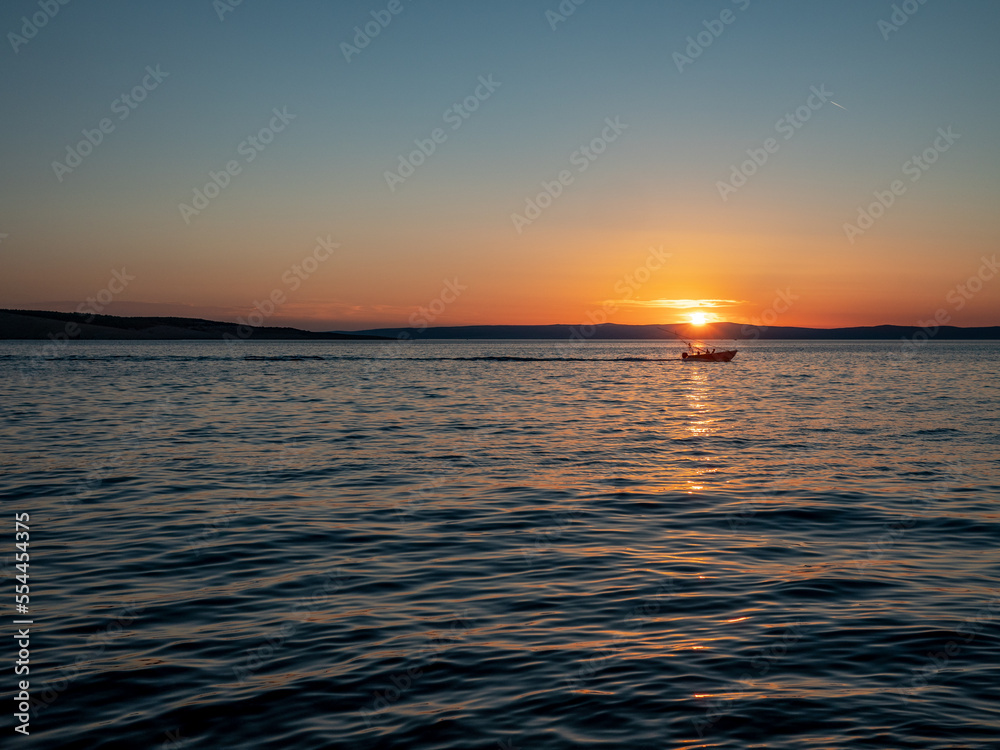 Sonnenuntergang am Mittelmeer