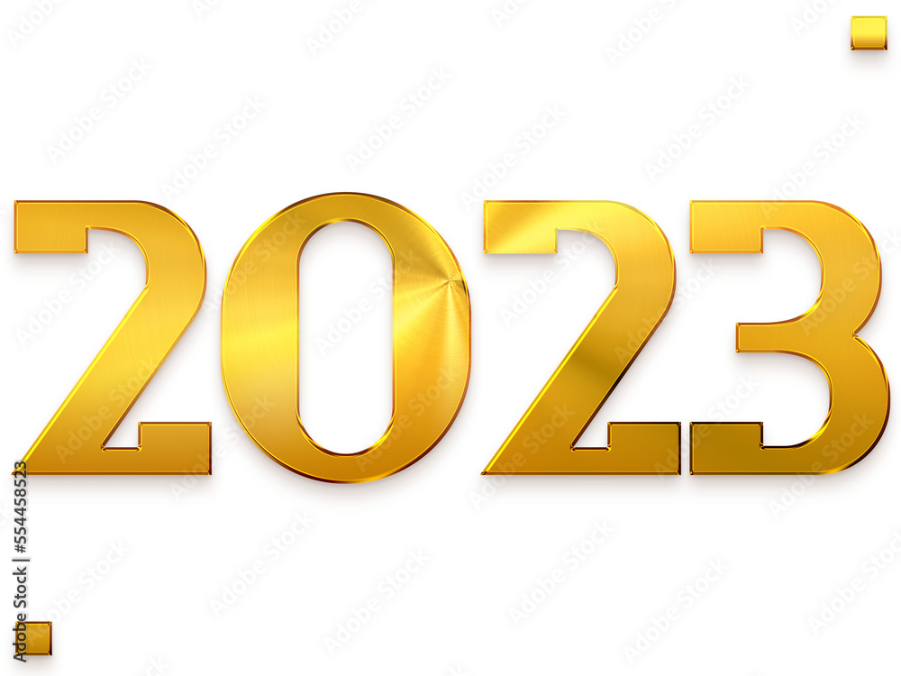 2023 Numbers in Gold Gradient Bold Alphabetical Transparent PNG Text 2023 Numbers in Gold Gradient Bold Alphabetical Transparent PNG Text