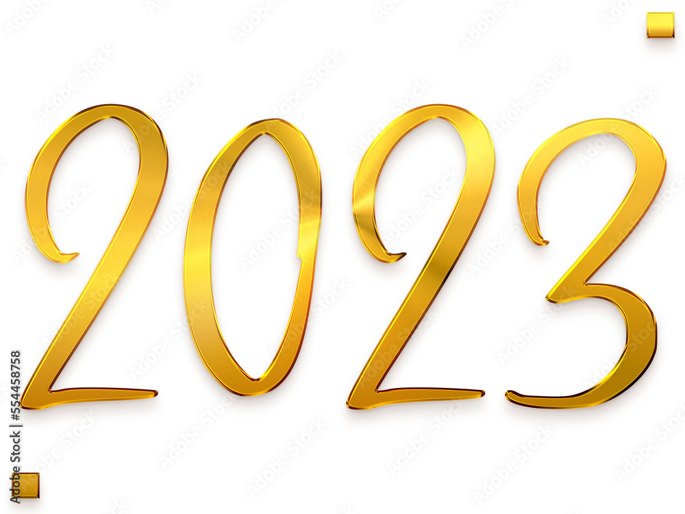 2023 Numbers in Gold Gradient Alphabetical Transparent PNG Text 2023 Numbers in Gold Gradient Alphabetical Transparent PNG Text