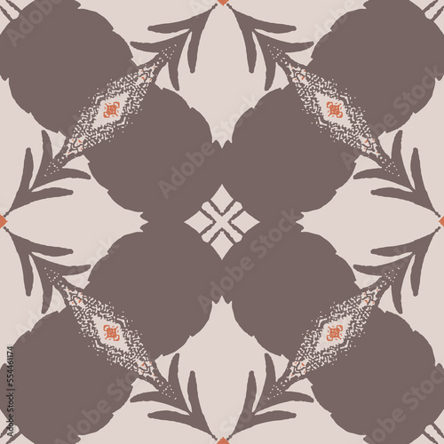 patrón abstracto floral