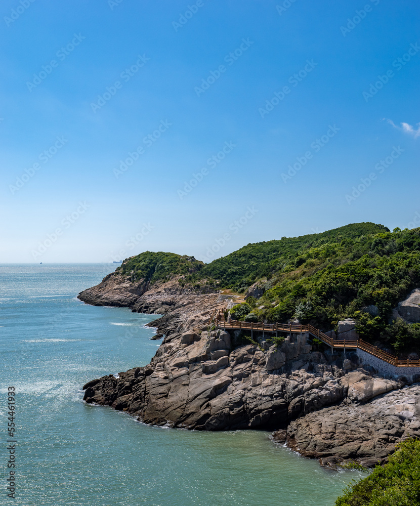 Fototapeta premium the coast of the island of island country