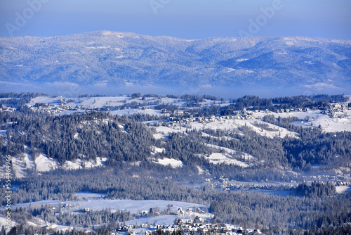Turbacz, zima, śnieg, góry, Gorce, Małopolska, photo