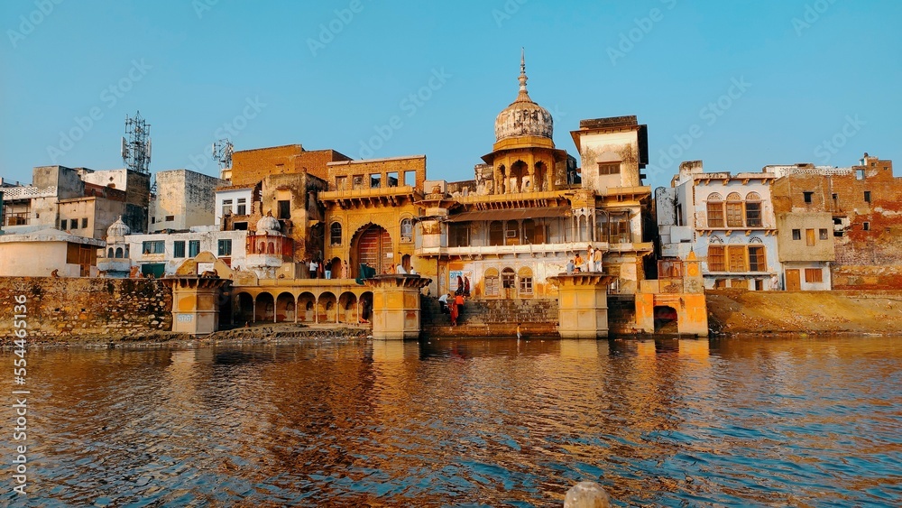 holy Keshi ghat in Mathura INDIA