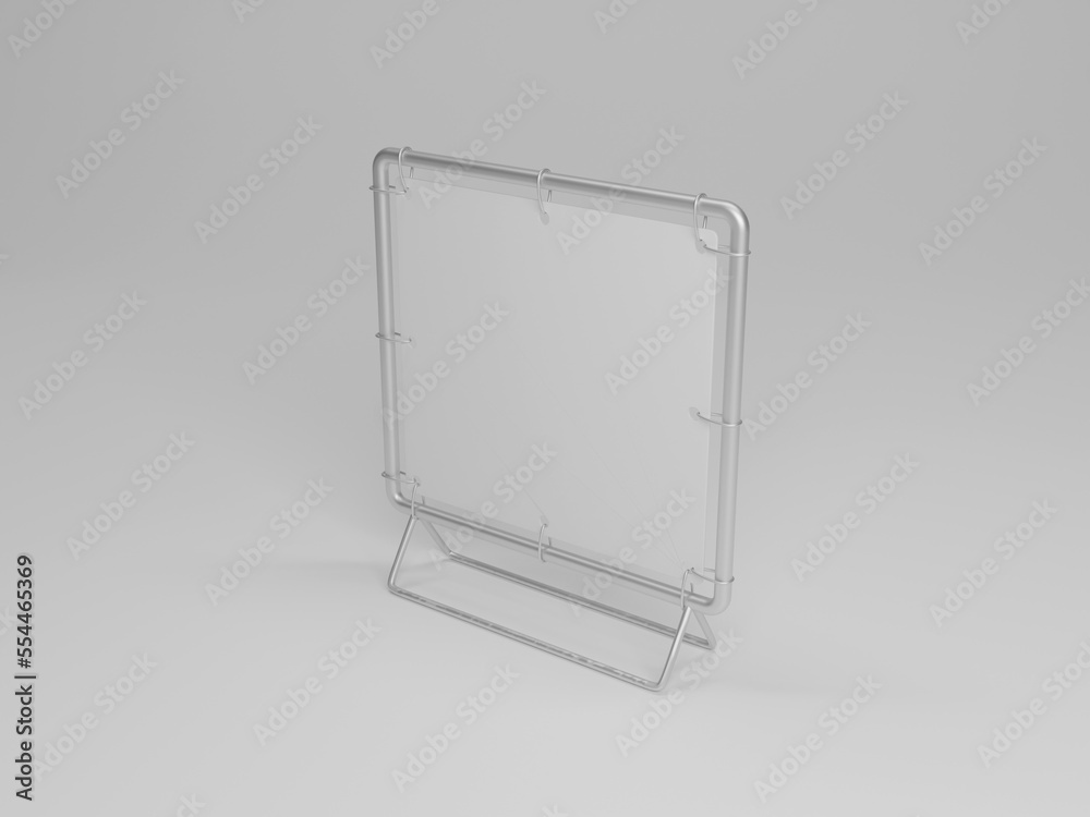 Outdoor advertisement stand banner 3d rendered Outdoor advertisement stand banner 3d rendered