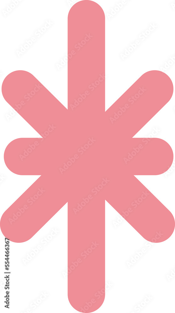 Fototapeta premium cute pastel abstract shape decoration