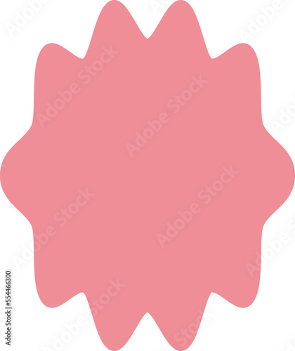 cute pastel abstract shape decoration