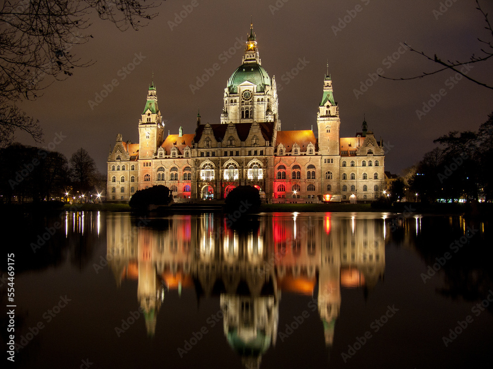 Fototapeta premium Neues Rathaus in Hannover